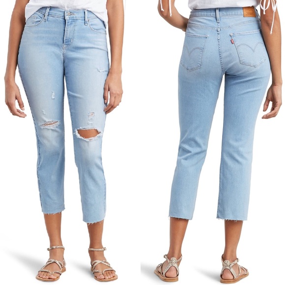 Levi's Denim - NWT Levi’s Curvy Straight Cropped Sculpt Jeans